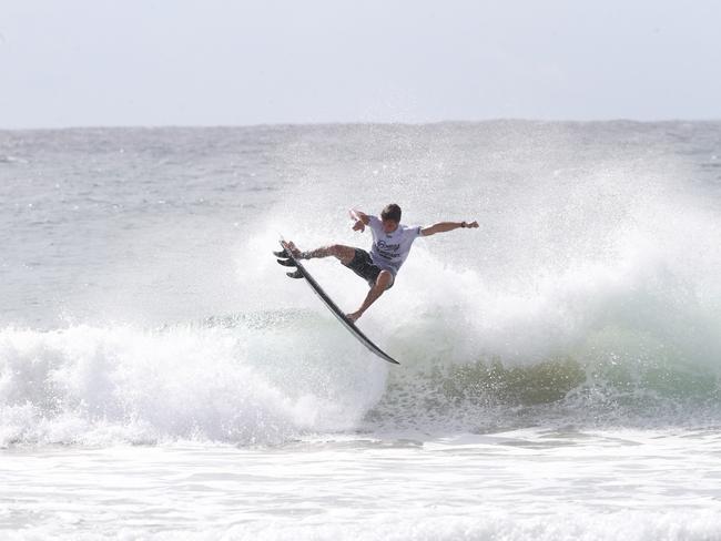 Bonsoy Gold Coast Pro at Snapper Rocks Heat 2. Photo of K Paula. 27 April 2024 Coolangatta Picture by Richard Gosling