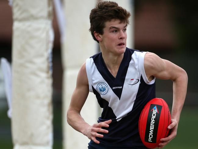 Bayley Fritsch in a senior appearance for Coldstream in 2014. Picture: Mark Dadswell