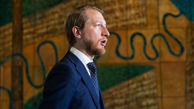 Senator James Paterson formally complained after Facebook labelled a Peta Credlin editorial as “false information “. Picture: NCA NewsWire / Gary Ramage