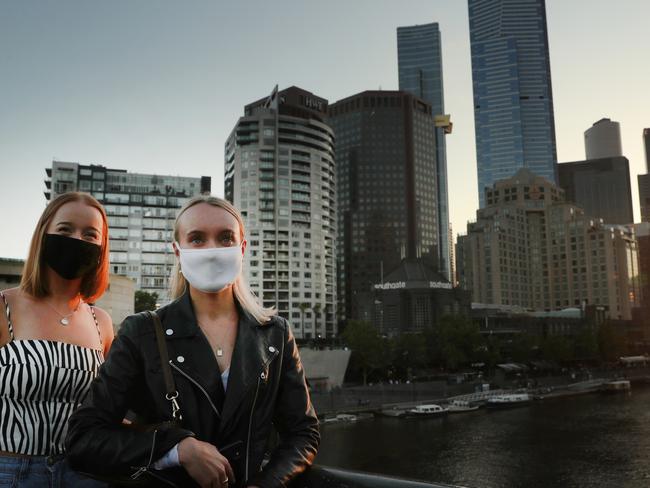 There will be greater leniency around mask wearing from midnight. Picture: David Crosling/NCA NewsWire