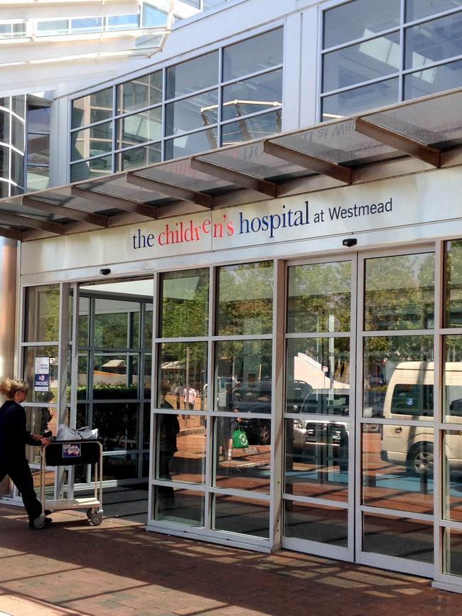Westmead children hospital waiting room. A report has been released on the conditions of hospitals. Photo Jeremy Piper
