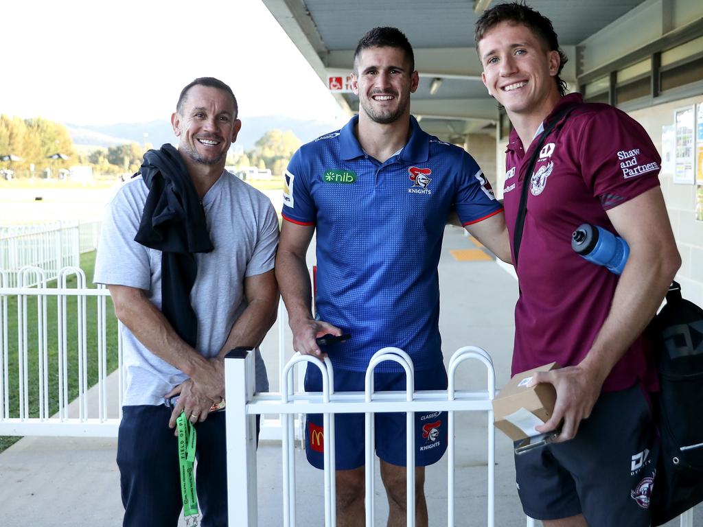 Cooper has the full support of father Matty Johns over his career transition. Picture: Brendon Thorne/Getty Images