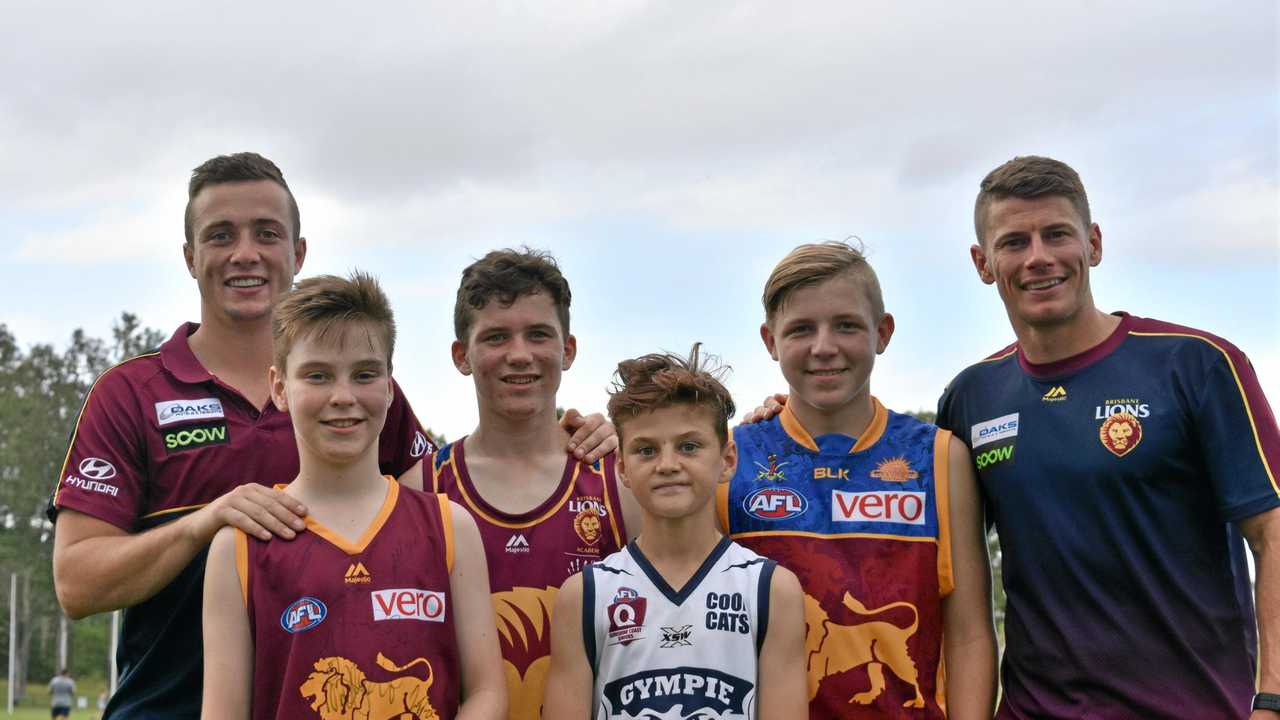 37 PHOTOS: Junior stars mix it with the Brisbane Lions | The Courier Mail