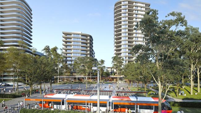 Light rail will be feature in Telopea by 2023.