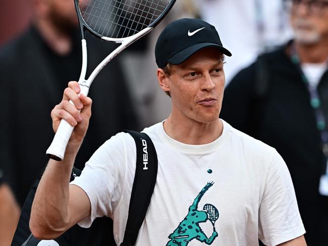 Sinner’s return to the court is being felt far more warmly than players normally receive from drug bans. Picture: AFP