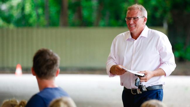 The Territory Alliance’s Steven Klose picked up 22 per cent of the primary vote — a good result for a party which didn’t exist six months ago — but leader Terry Mills expected to win. Picture: Glenn Campbell