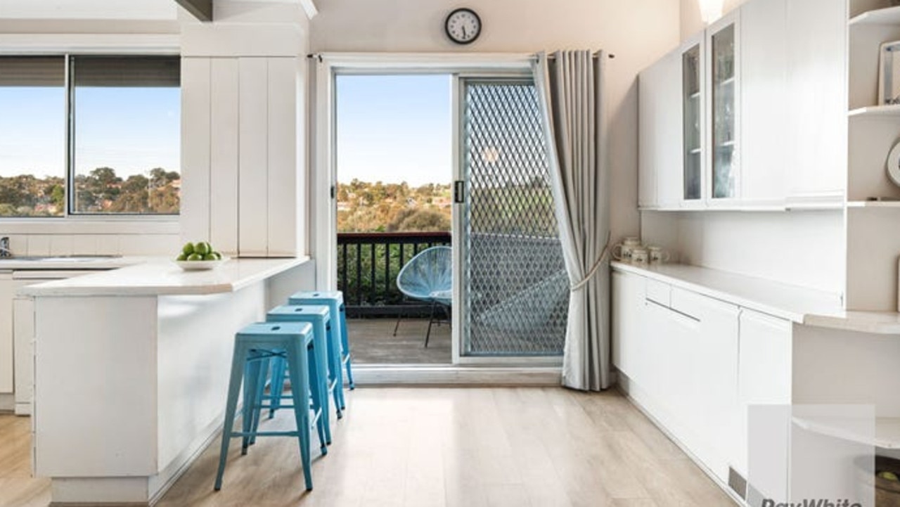 Bright, light kitchen on the ground floor.