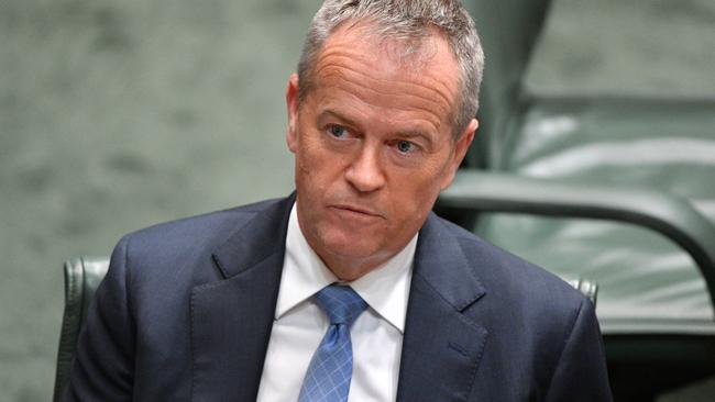 Leader of the Opposition Bill Shorten during Question Time. Picture: AAP