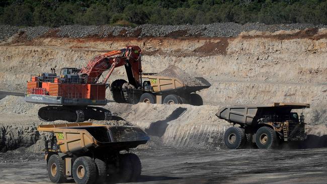 Workers at the New Acland Coal Mine near Oakey are worried for their futures after court rulings could see the mine close in the near future. Pics Adam Head