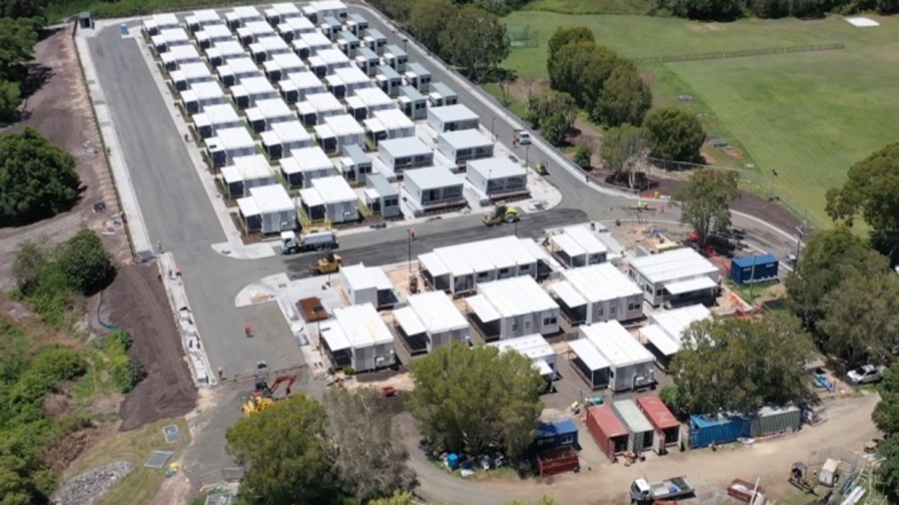 Brunswick Heads Temporary Housing Village, 2023. Picture: NSW Government.