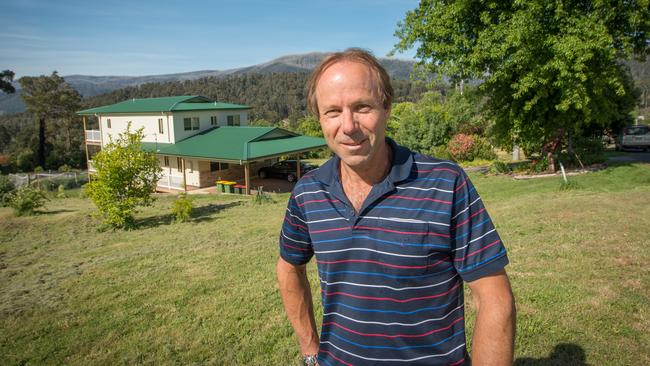 Dr Lachlan Fraser, who suffered through the Black Saturday fires, knows better than most the importance of community safety messages. Picture: Sharon Walker