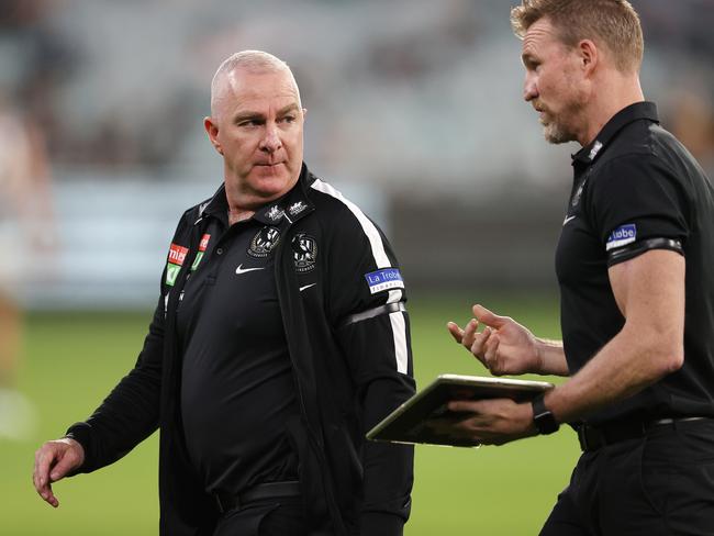 Graham Wright and the Pies are searching for Nathan Buckley’s replacement. Picture: Michael Klein