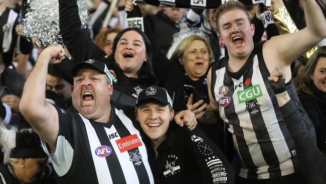 Imagine what a Collingwood premiership would unleash. Picture: Alex Coppel