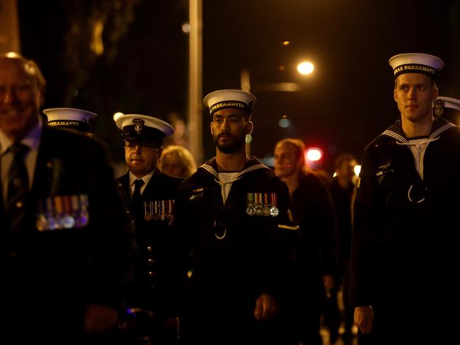 Dawn Service at Parramatta's Prince Alfred Park.