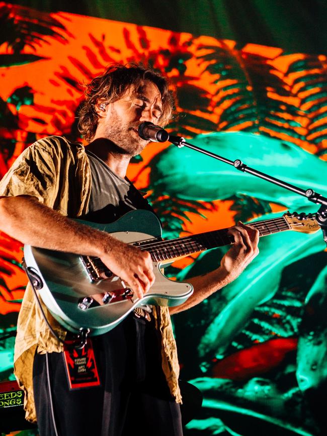 Matt Corby performs in Sydney during the Great Southern Nights tour, December 05, 2020.