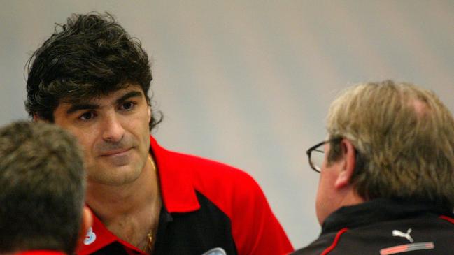 Adrian Dodoro has faced significant criticism from Bombers fans. He’s pictured in 2004.