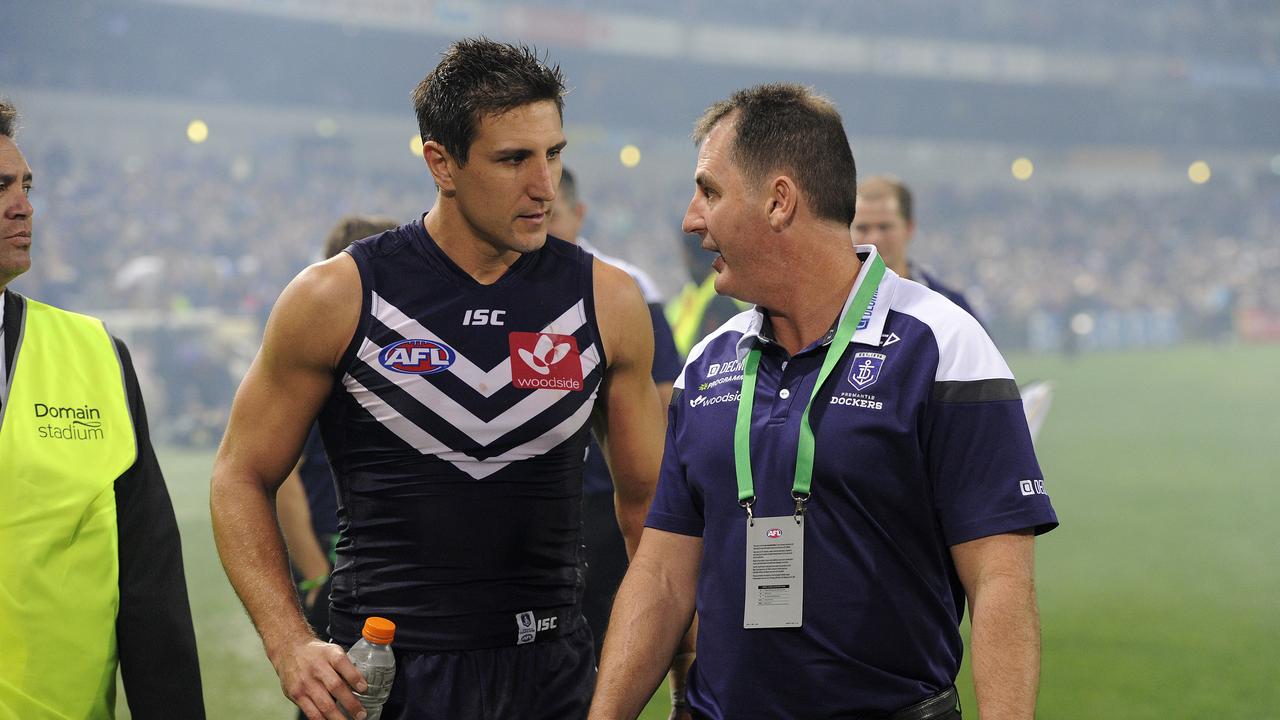 Matthew Pavlich and Ross Lyon.