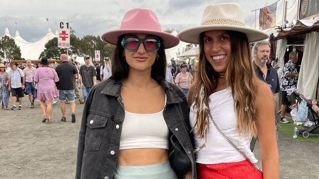 Noelia Reguera and Bruna Goncalves at Bluesfest 2023. Picture: Savannah Pocock