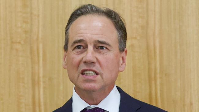 Former Liberal health minister Greg Hunt. Picture: NewsWire / Brendan Beckett