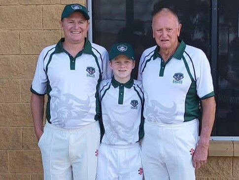 Three generations of Pritchard family play in same team