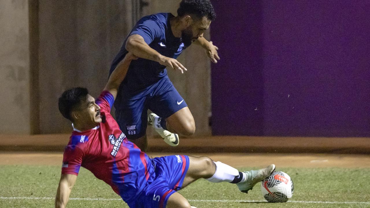 In photos: Marines, Aussie sailors face-off in Independence Day football match