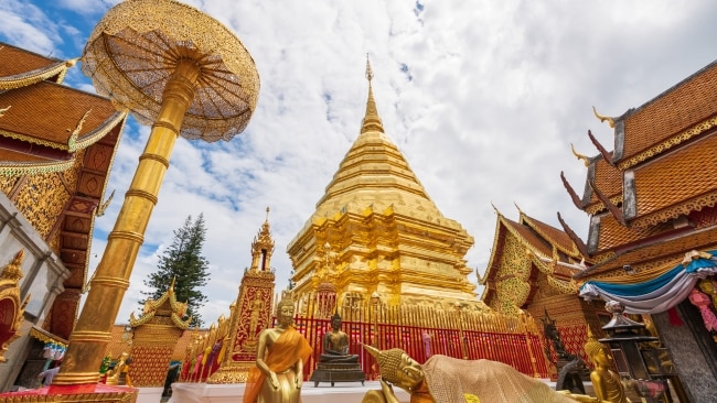 Take a tour: Get lucky at Wat Doi Suthep, the famous Chiang Mai temple ...