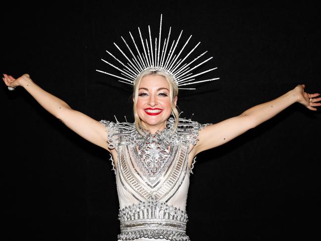 Australian singer Kate Miller-Heidke poses for a photograph after winning the 2019 Eurovision — Australia Decides final at the Gold Coast Convention and Exhibition Centre. (AAP Image/Regi Varghese)