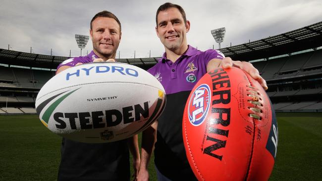 Storm stars Blake Green and Cameron Smith at the MCG.