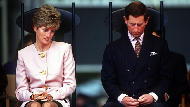 The Prince and Princess of Wales attend a welcome ceremony in Toronto at the beginning of a Canadian tour in 1991.