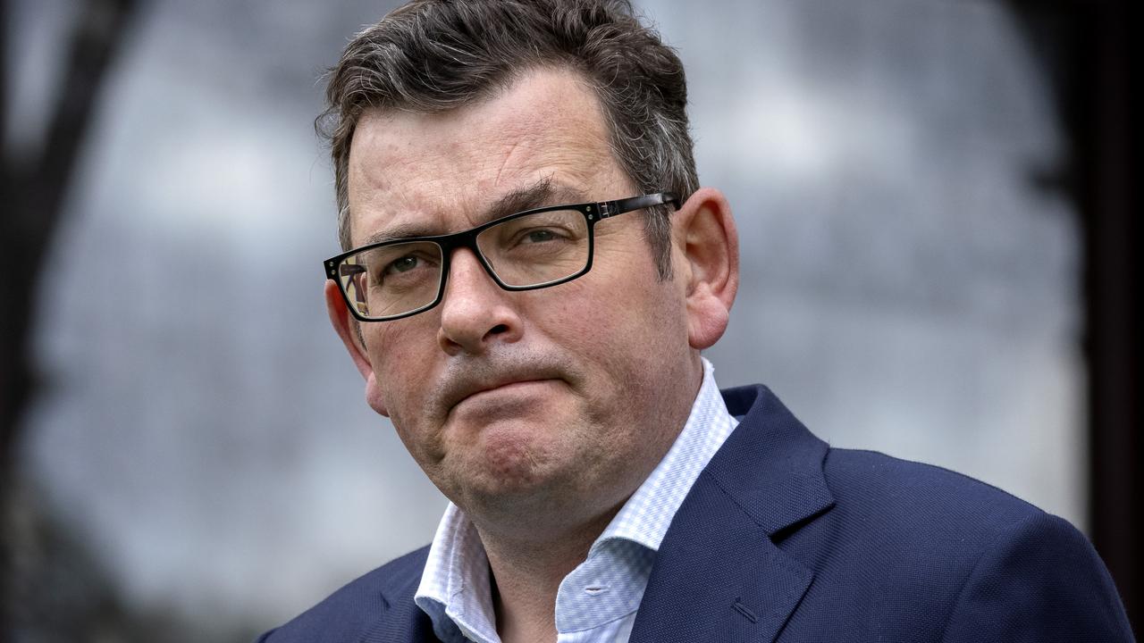 Victorian Daniel Andrews has announced Ballarat will be sent into lockdown tonight. Picture: NCA NewsWire/David Geraghty