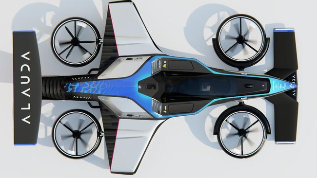 The Airspeeder MK4 flying car. Picture: Supplied