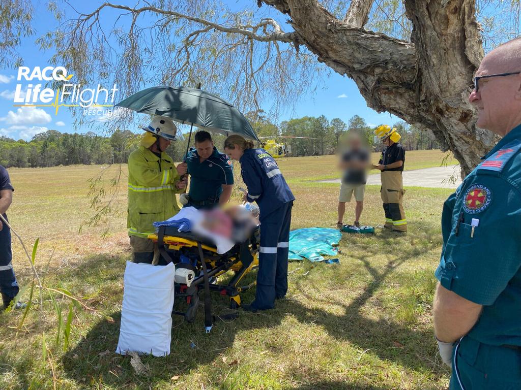 Woman Flown To Hospital In Cootharaba Light Plane ‘somersaults In Crash Landing Au 