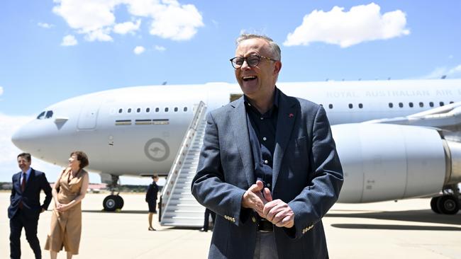 Prime Minister Anthony Albanese arrives in Madrid, Spain, for the NATO leaders’ summit.