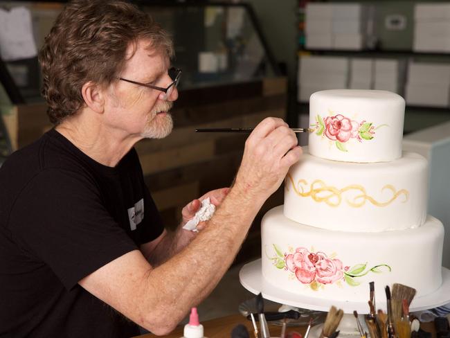 Baker Jack Phillips at Masterpiece Cakeshop in Lakewood, Colorado.