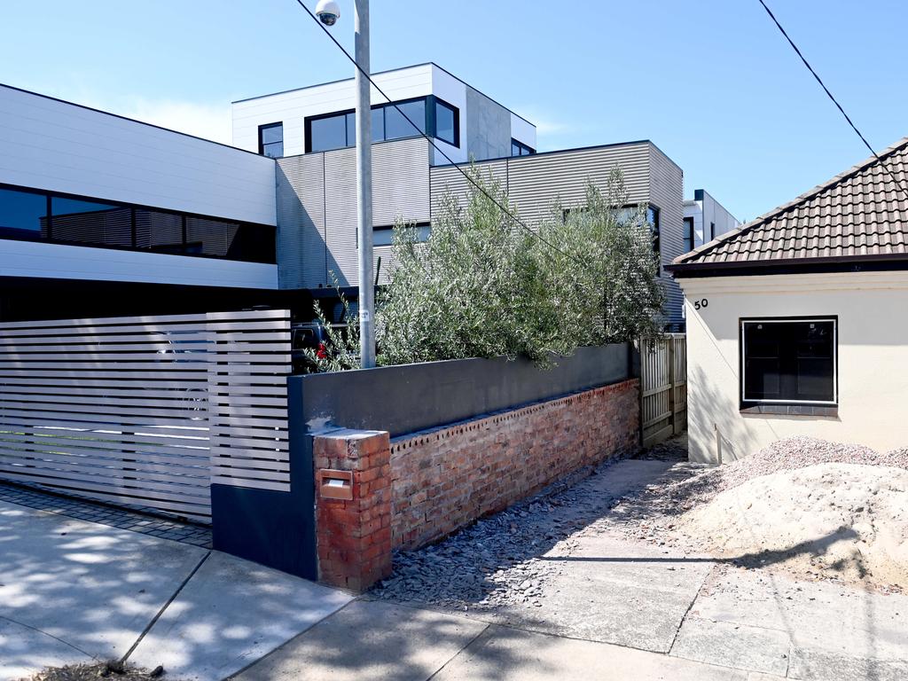 The two homes in Maroubra. Picture: Jeremy Piper