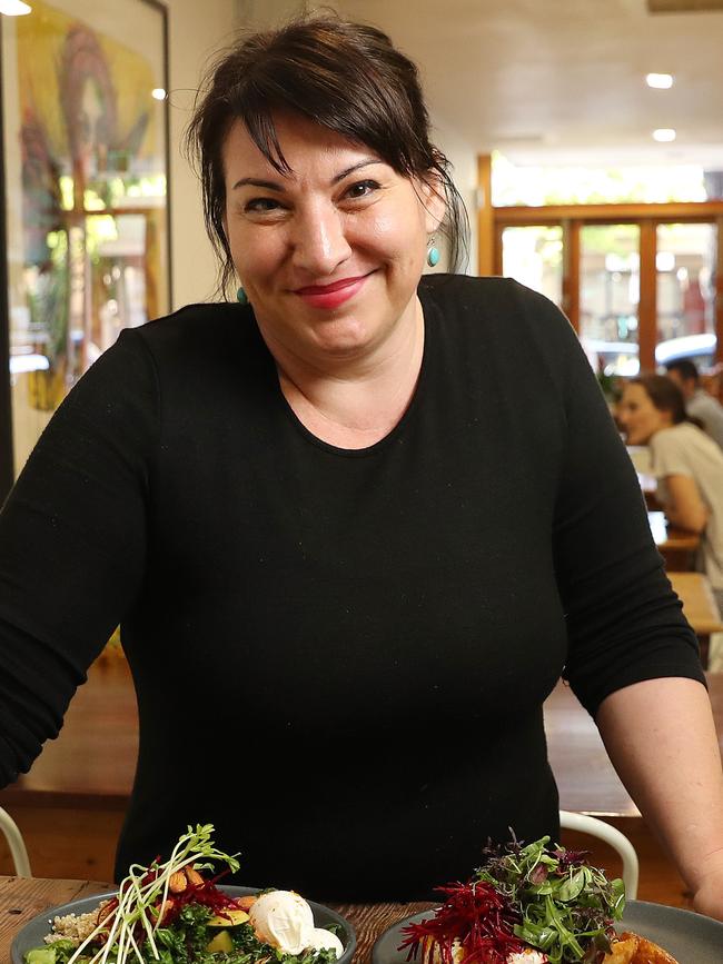 Seasonal Garden Cafe’s owner Silvia Hart faces bankruptcy. Picture: Calum Robertson