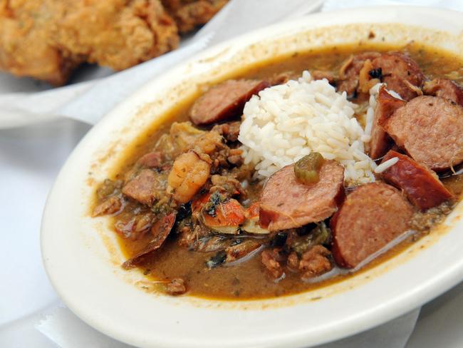 ESCAPE: LOUISIANA FOOD .. Marina Chetner story .. Gumbo from Li'l Dizzy's Cafe. Picture: Cheryl Gerbe