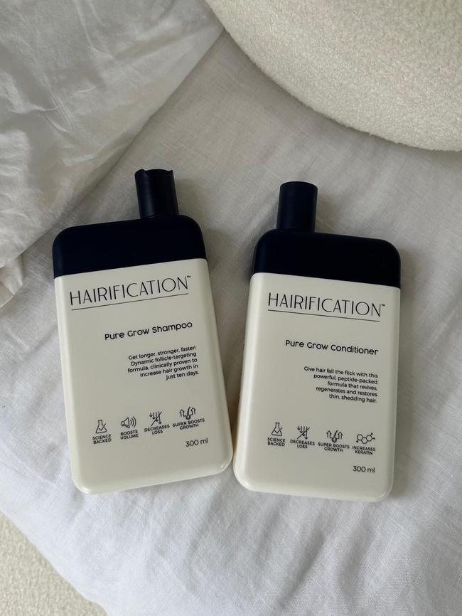 Coles is now selling a hair growth range that ‘actually works’. Picture: Instagram