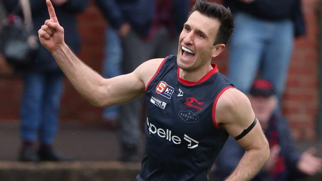 Norwood’s Matt Panos is a shock inclusion for Sunday’s SANFL grand final against Glenelg. Picture: David Mariuz/SANFL