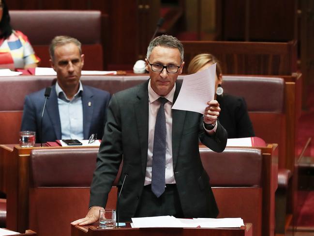 The senator said he wants to spend more time with his family. Picture: Kym Smith