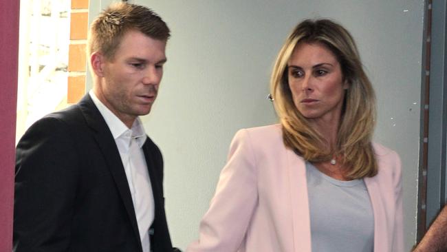 Former Australia national cricket team vice-captain David Warner and his wife Candice