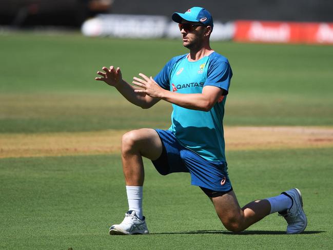 Australia are playing it cautious with veteran Josh Hazlewood. Picture: AFP