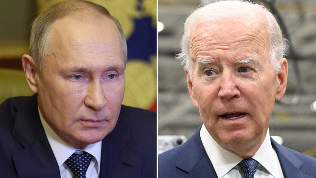 Russian President Vladimir Putin (left) and his US counterpart Joe Biden. Pictures: File