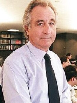 Disgraced financier Bernie Madoff. Picture: Supplied