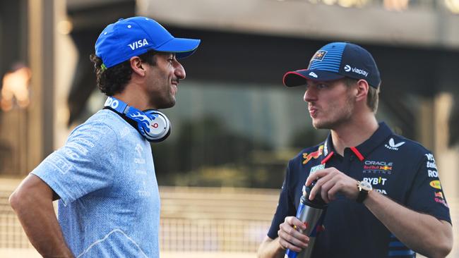 Ricciardo and Verstappen remain great mates. Photo by Rudy Carezzevoli/Getty Images