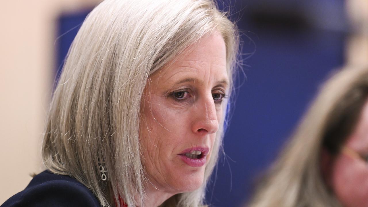 Finance Minister Katy Gallagher has dismissed any suggestion the tax cuts would fuel inflation. Picture: NewsWire / Martin Ollman