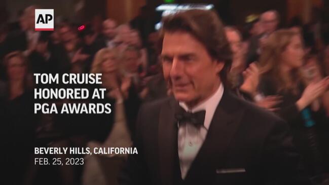 Tom Cruise honored at PGA Awards