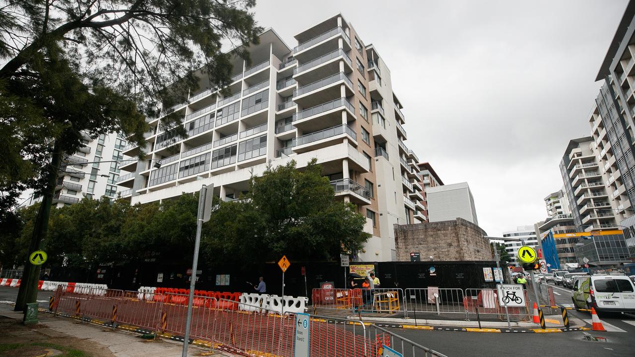 The Mascot Towers apartment building has been unliveable since 2019. Picture: NCA NewsWire/ Tim Pascoe