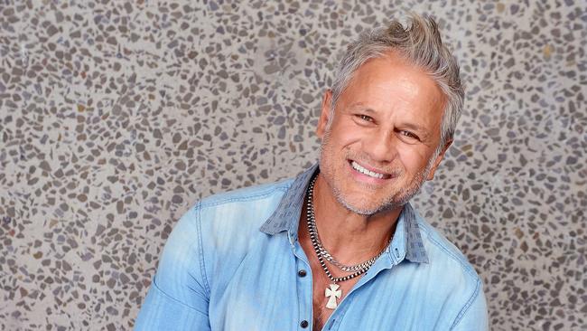 Rock singer Jon Stevens, who credits his GP for helping to save his life by encouraging him to visit a cardiologist in 2009. Picture: Nicki Connolly