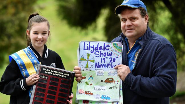 Lilydale Show president Paul Tripp was recognised with award. Picture: Steve Tanner